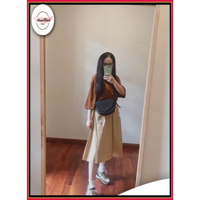 Chân Váy Xoè 🦋 Chân váy xòe Kaki 3 màu 🦋 AB | BigBuy360 - bigbuy360.vn