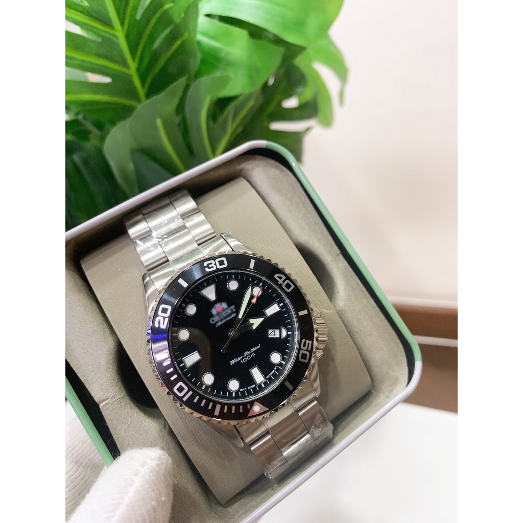 Đồng hồ nam orient automatic triton dây thép , size 42mm