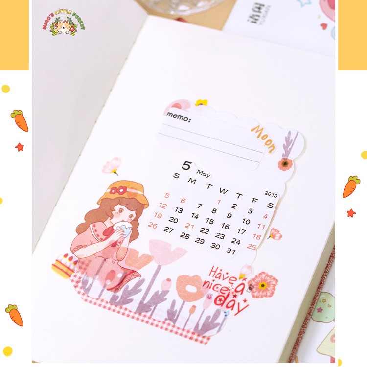 STICKER 12 TẤM SWEET GIRL | MST224