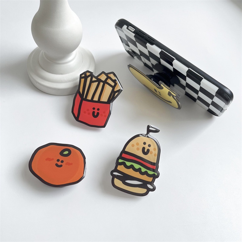 Giá đỡ điện thoại Fast Food nhựa bóng Popsock, Griptok