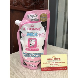 Muối Tắm Trắng Da Sữa Bò Spa Milk Salt Bonne