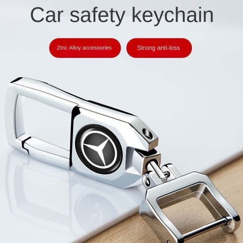 Móc chìa khóa xe hơi xoay 360 độ chống thất lạc tiện dụng tùy chọn họa tiết