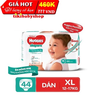 Tã dán siêu cao cấp huggies platinum xl44 miếng - cho bé 12-17kg