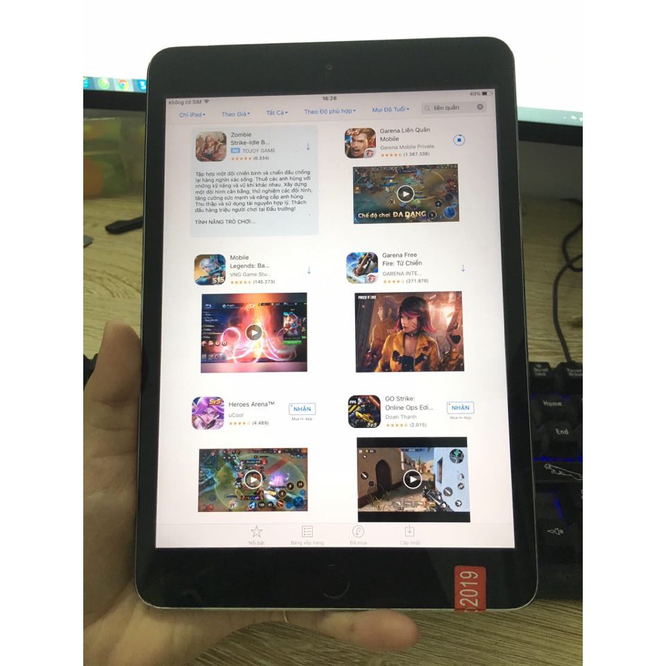 Điện Thoại Ipad Mini3 bản 4G+Wifi zin đẹp hàng sẵn ( Đến mùa giải game rồi nhé! nhanh tay đặt hàng nào) | BigBuy360 - bigbuy360.vn