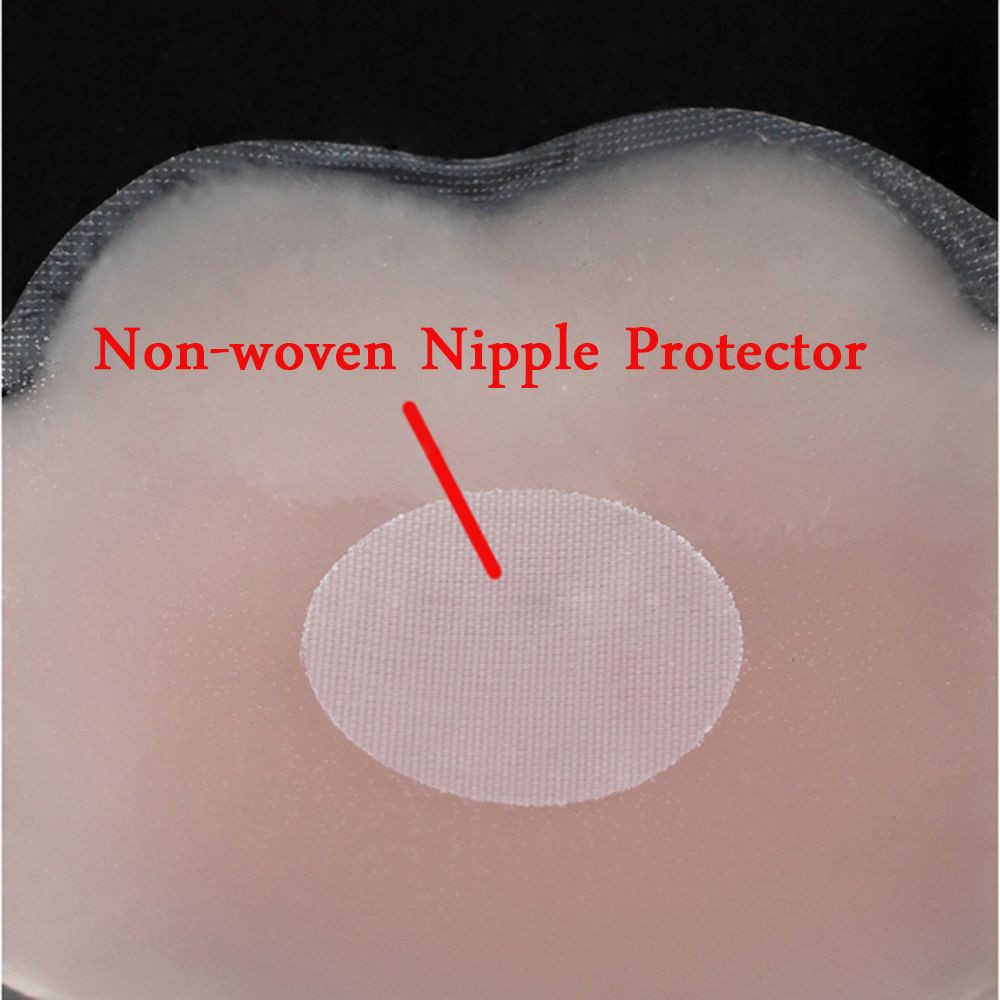 1Pair Sexy Bra Pad Reusable Self Adhesive Silicone Bra Breast Pad Pasties Petal Chest Stickers Nipple Cover Invisible Intimates