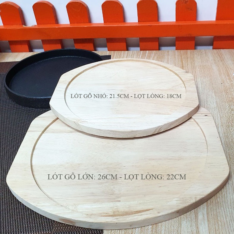 Đế Lót gỗ cho nồi chảo hình Oval tiện dụng