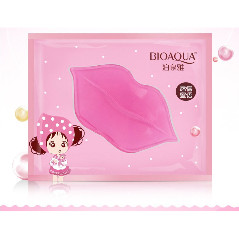 Mặt nạ môi giúp hồng môi và là tẩy da chết dưỡng ẩm mềm mịn môi Bioaqua | BigBuy360 - bigbuy360.vn