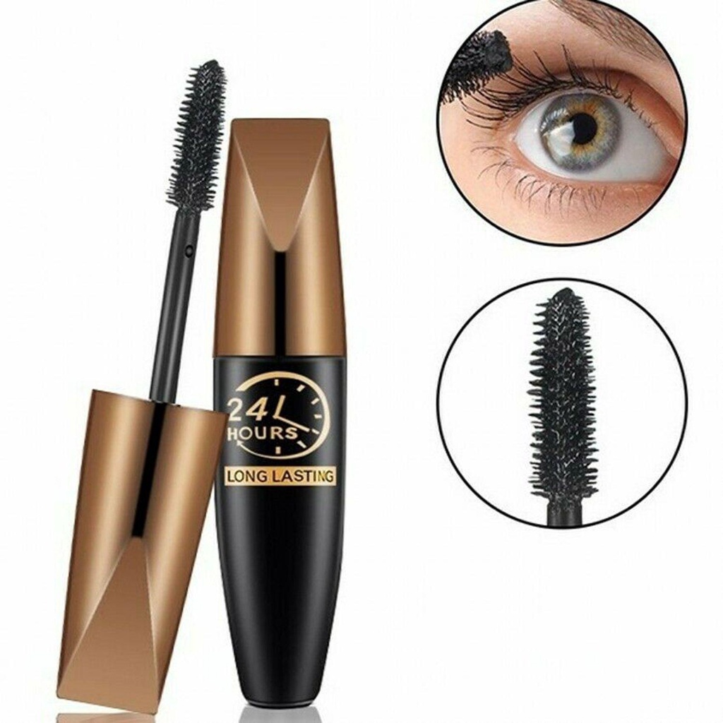 Mascara Sợi Tơ 4D Kháng Nước Chống Nhòe Chuốt Mi Cong Vút Và Dài Hơn