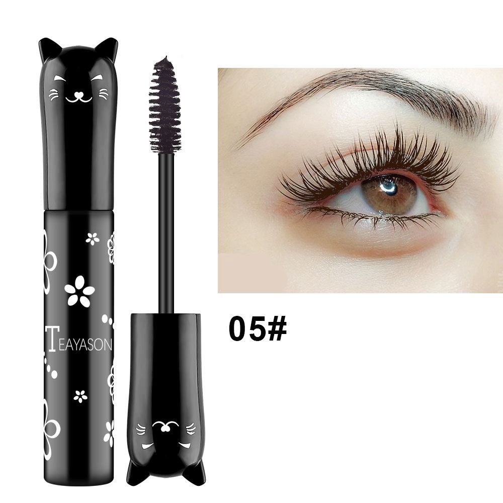 [Hàng mới về] Mascara chải cong và dày lông mi TEAYASON dạng lỏng nhiều màu sắc tùy chọn thời trang