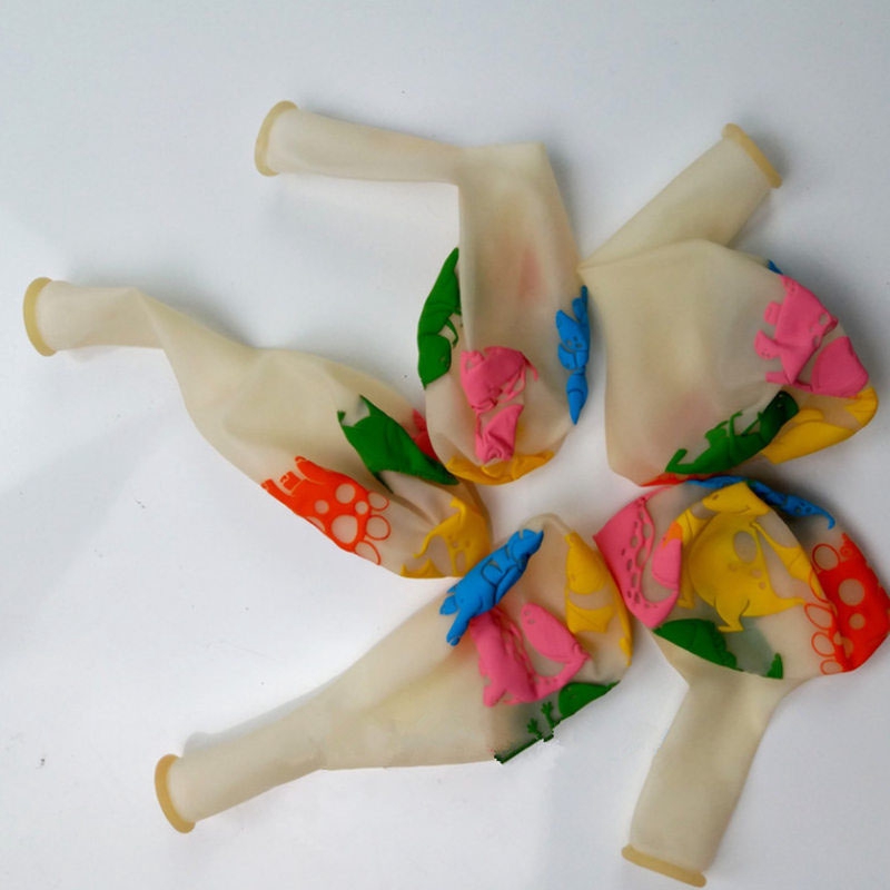 10 màu sắc mô hình khủng long bong bóng trang trí bữa tiệc trẻ em món quà đồ chơi màu bong bóng mô hình động vật bong bóng trang trí bữa tiệc