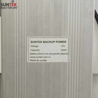 BỘ LƯU ĐIỆN SUNTEK BACKUP POWER 12V/24AH