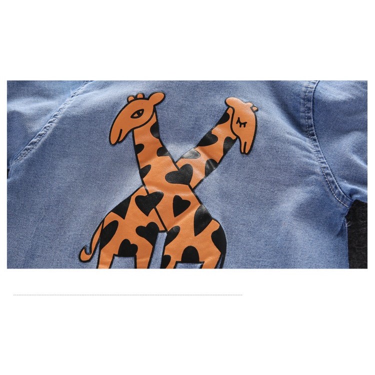 Bộ Bodysuit Jean Hình Hưu Cao Cổ | BigBuy360 - bigbuy360.vn