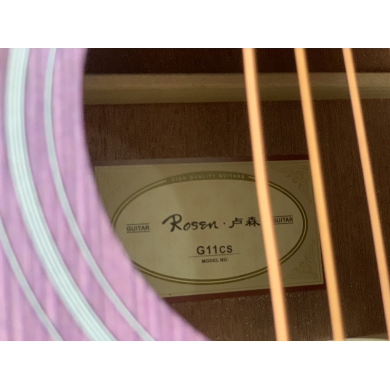 Guitar ROSEN G11CS màu tím