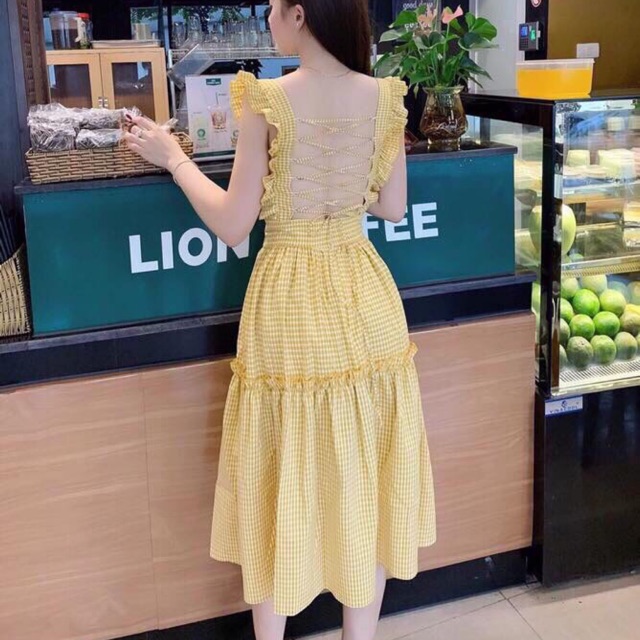 Maxi cánh tiên đan dây
