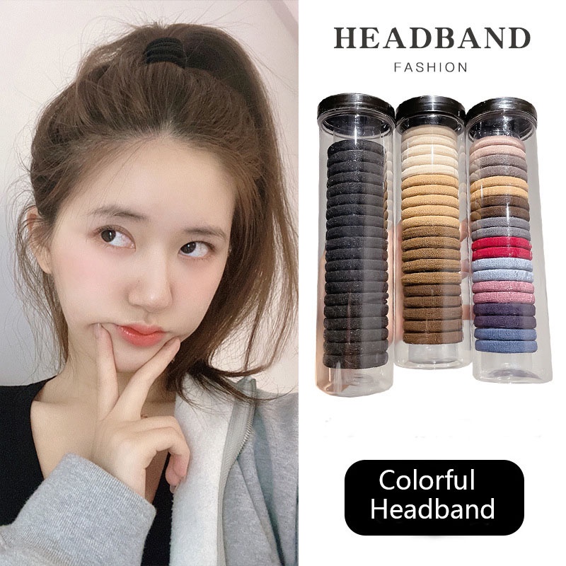 Dây Buộc Tóc Cao Su Co Giãn Dành Cho Nữ