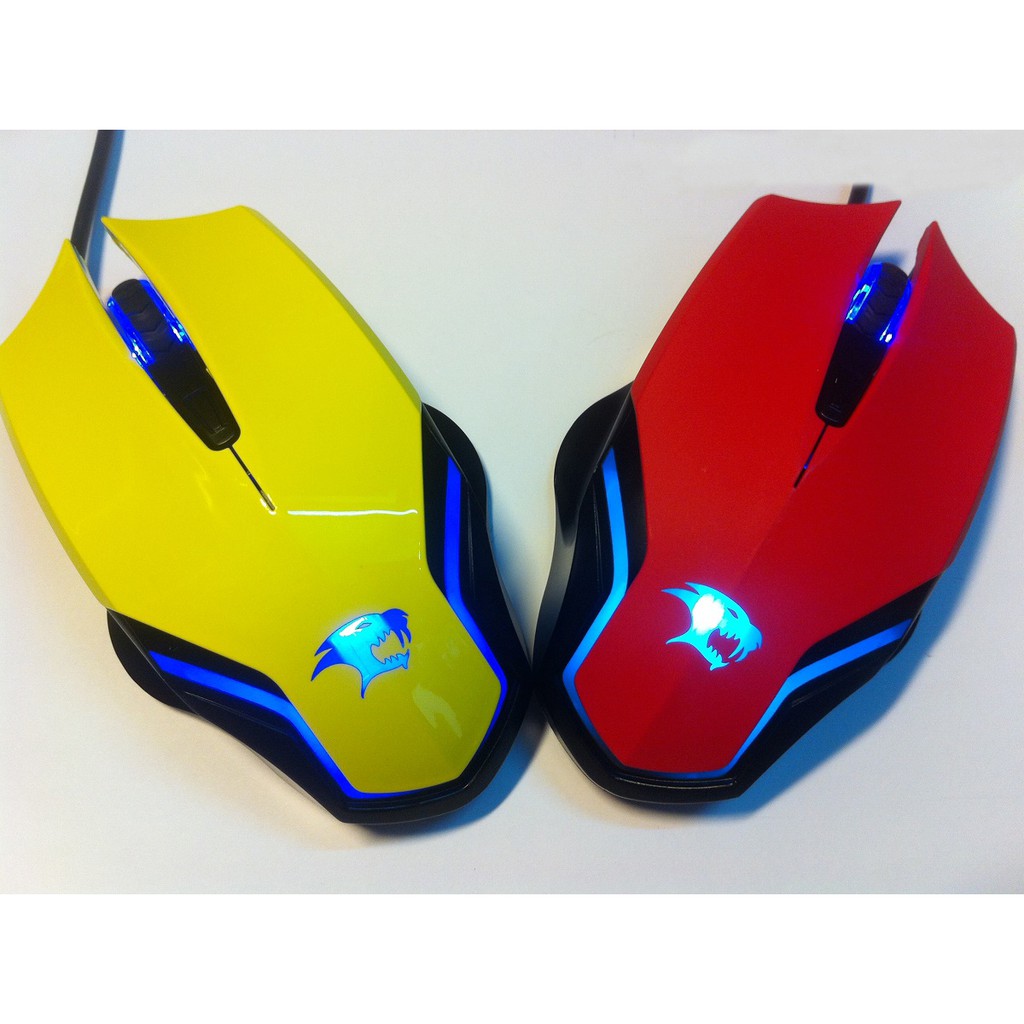 Chuột quang game Ensoho GL-235 R/Y/F (Đỏ/Vàng/Cam)
