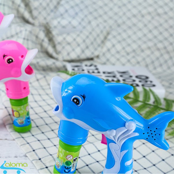 Đô chơi phun bong bóng kèm 2 hộp nước xà phòng an toàn Bubble Gun BG-02