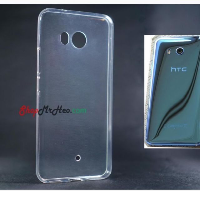 Ốp lưng  silicon HTC U11 trong suốt (loại tốt)