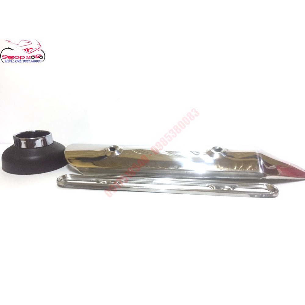 Ốp pô và chụp đuôi pô lắp Sh 2017-2019 Ảnh thật Sp