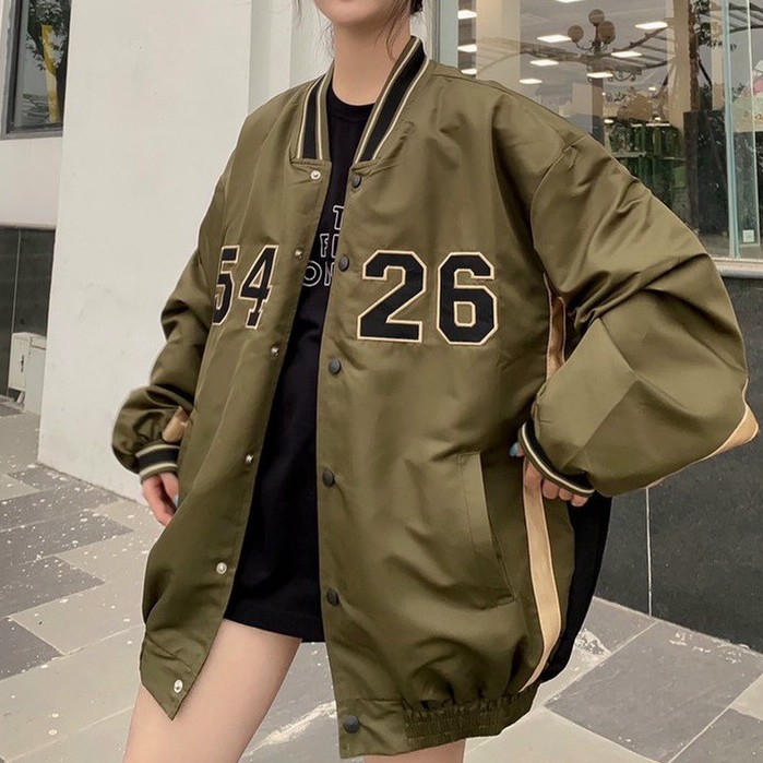 Áo Khoác Bomber Bóng Chày - Áo Khoác Dù Nam Nữ Unisex 5426 3 Màu Có Form Rộng XL - AK.STORE | BigBuy360 - bigbuy360.vn