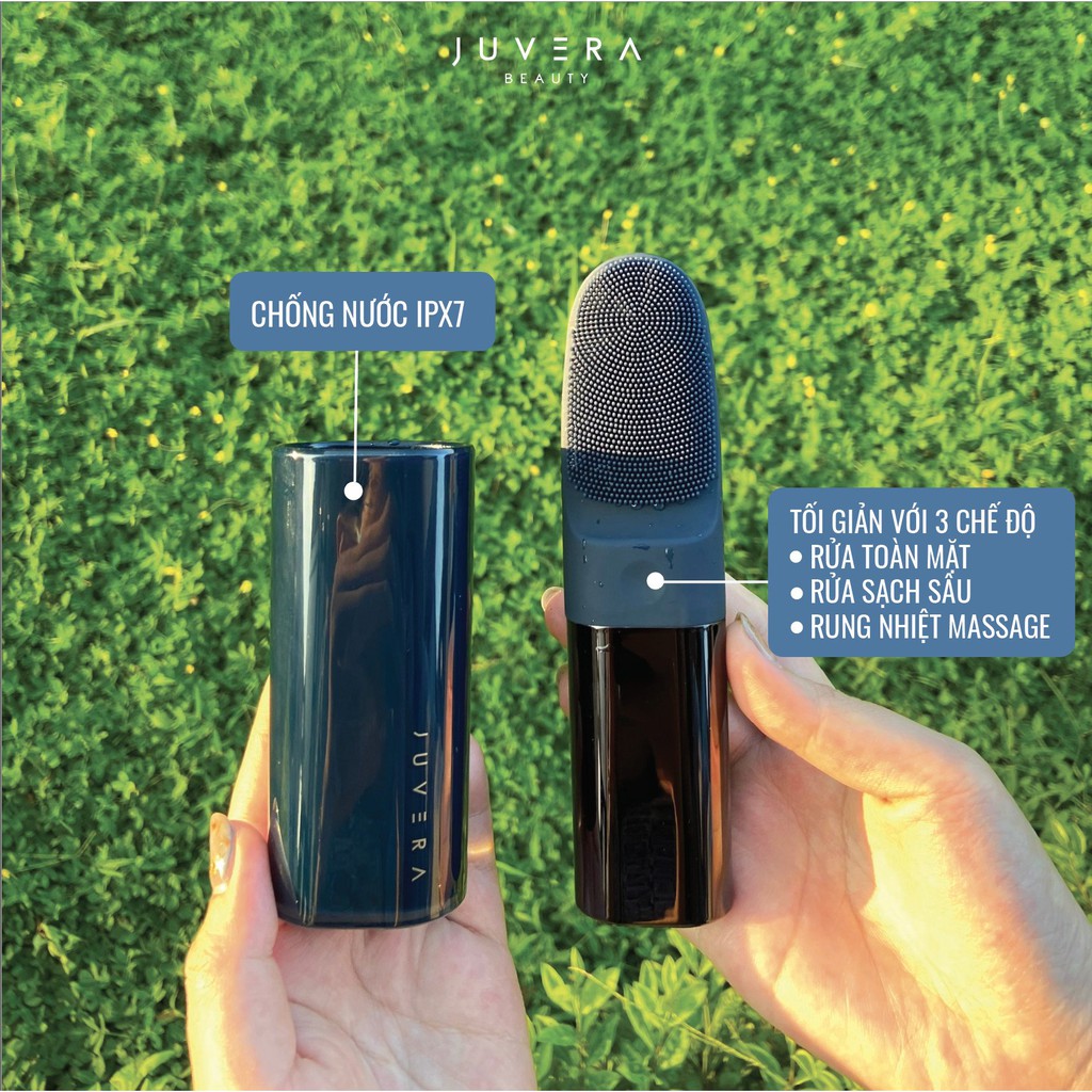 [Mã FMCG100K - 10% đơn 500K] JUVERA - Máy rửa mặt phiên bản mới - màu xanh | BigBuy360 - bigbuy360.vn