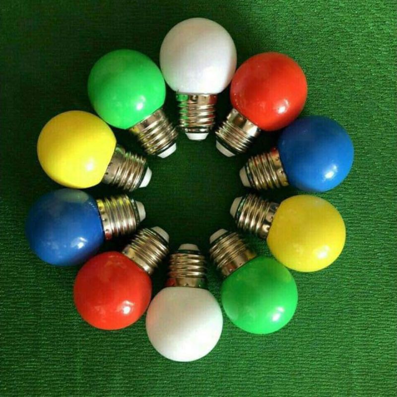 Bóng đèn led 1w trang trí nhà cửa nhiều màu