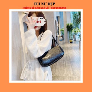 Túi Kẹp Nách Lion 💖 𝑭𝑹𝑬𝑬𝑺𝑯𝑰𝑷 💖 Túi Xách Nữ Da Vân Trám Thời Trang Giá Rẻ Hot Trend 2020
