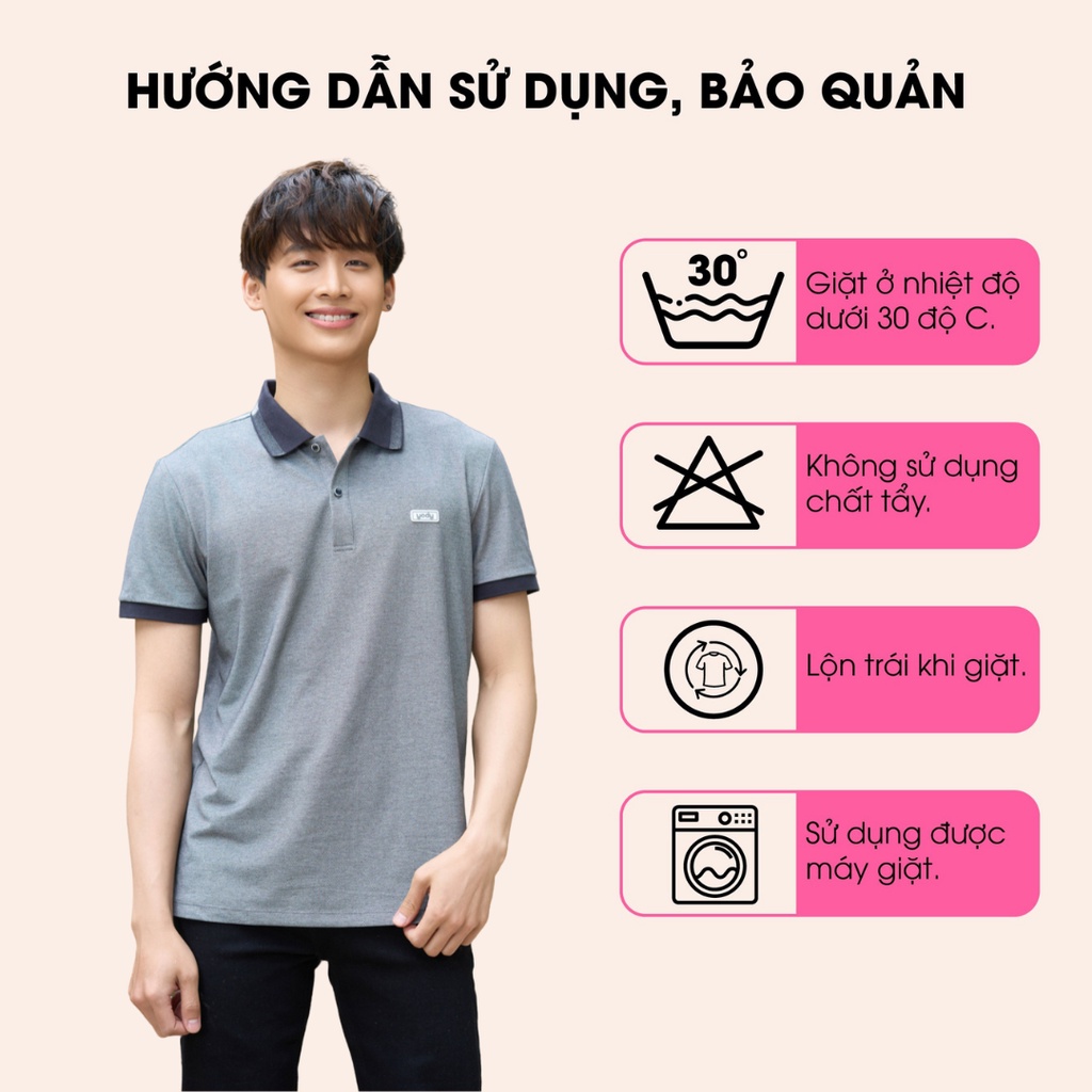 Áo Thun Polo Nam Yody Chính Hãng, Áo Phông Mắt Chim Cotton Cộc Tay Cổ Bẻ Thấm Tốt, Không Nhăn  APM3299