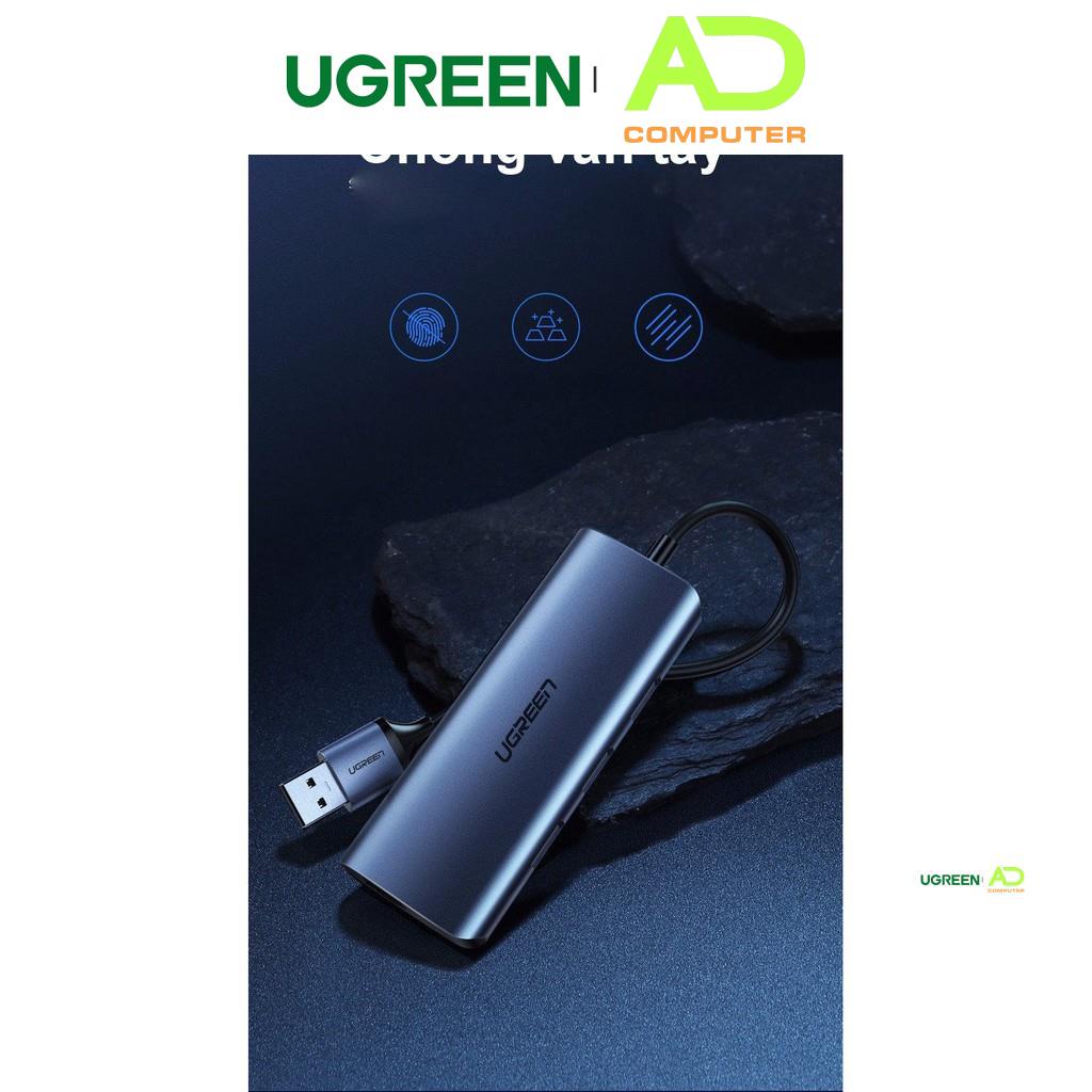 Bộ chia USB 3.0 ra 3 cổng USB 3.0 + Lan Gigabit 1000Mbps Ugreen 60719