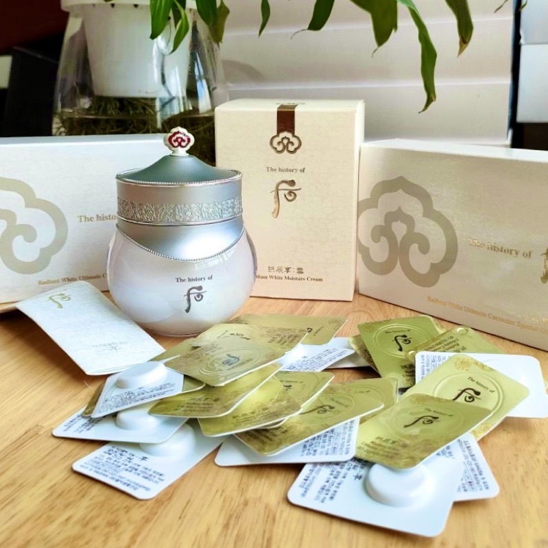 - Kem dưỡng trắng chống lão hoá Whoo trắng 60ml + 60 vỉ nám