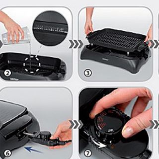 Vỉ nướng điện Zelmer  ZGE0990B
