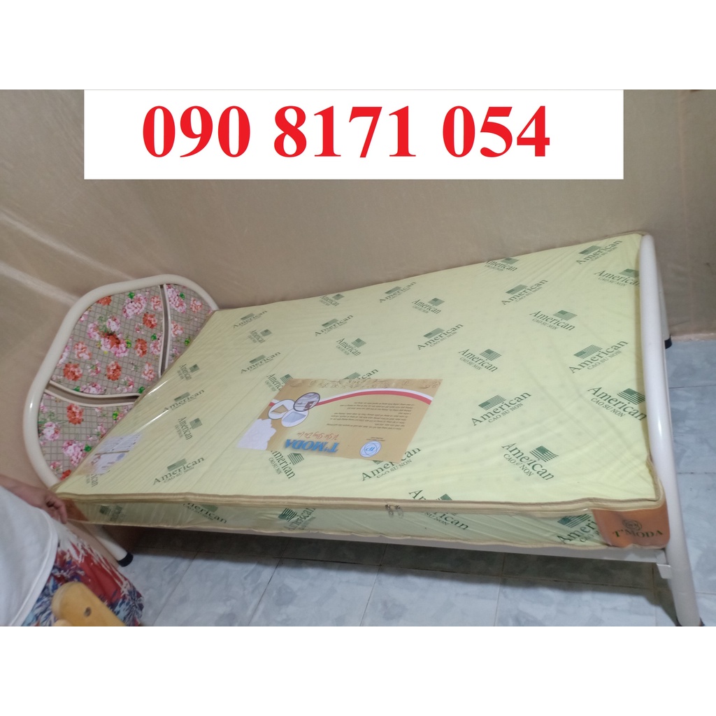 giường đơn sắt, giường sắt dày dặn 80cm 1m 1m2 1m4 1m6 1m8 dài 2m bảo hành 2 năm