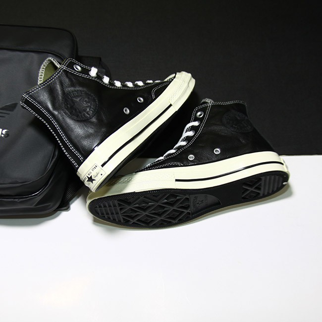 Giày Converse 1970s cao cổ da đen CCDD15
