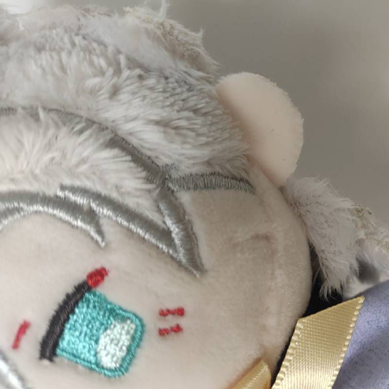 Móc khóa đồ chơi nhồi bông Genshin Impact Albedo 12cm dễ thương làm quà cho nữ/trẻ em