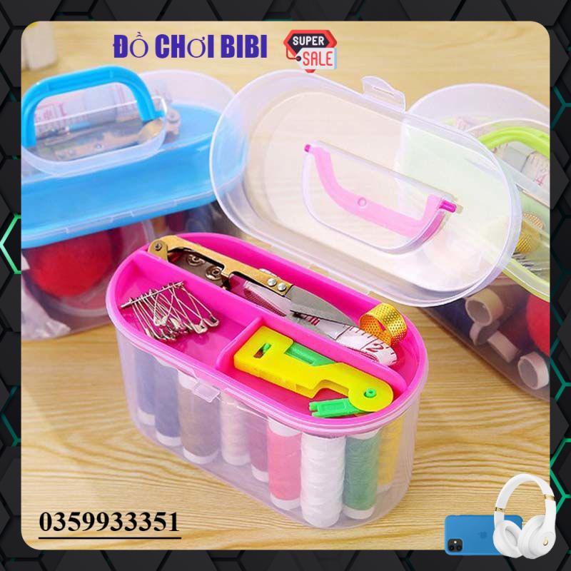 HỘP KIM CHỈ ĐA NĂNG - kim chỉ may - hộp kim chỉ mini- tất cả nội trợ cần.