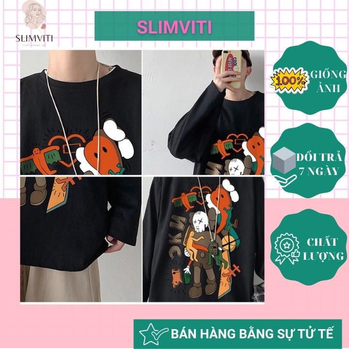 Áo Sweater nữ hàn quốc 2 hand cổ lọ form rộng SLIMVITI V80 | BigBuy360 - bigbuy360.vn