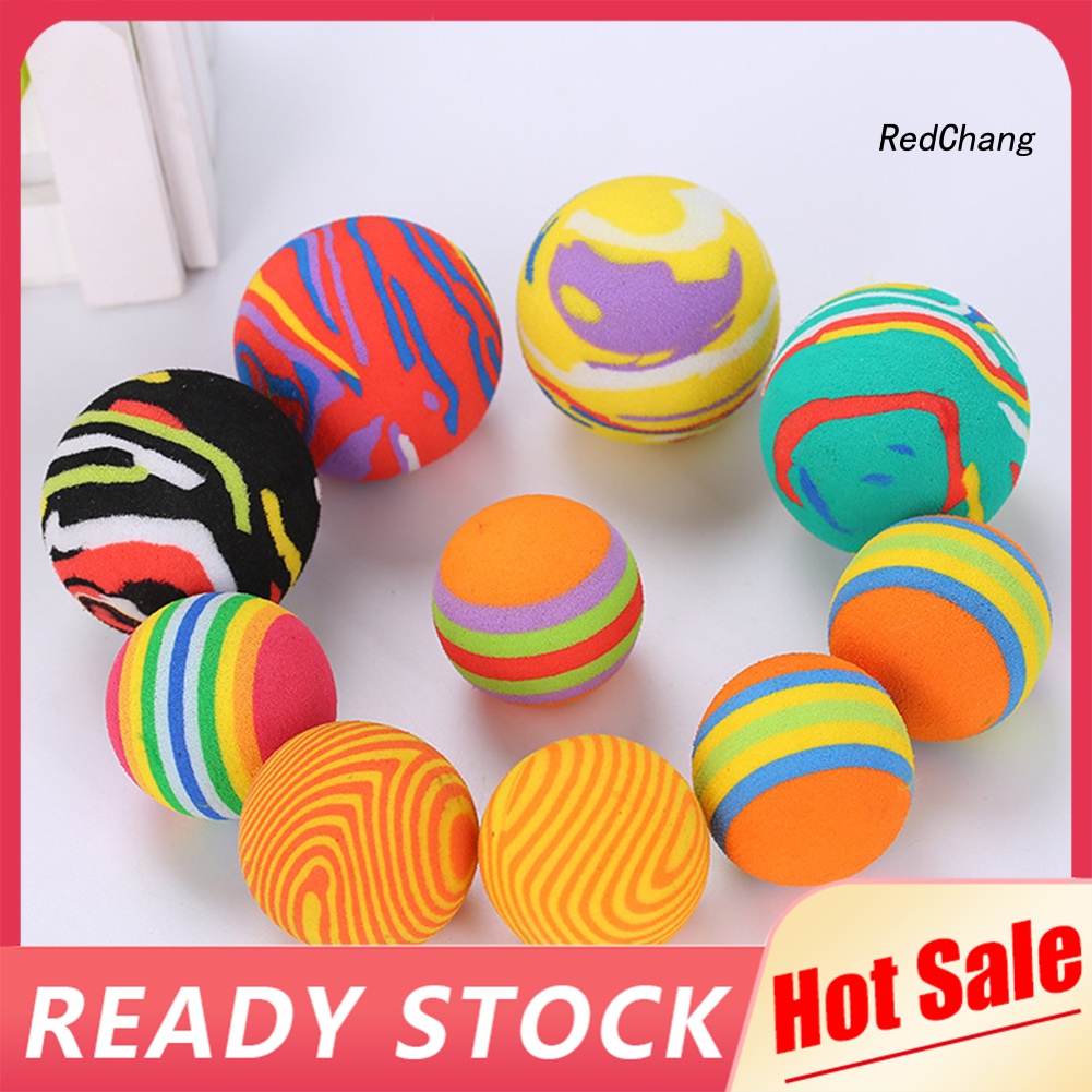 Set 10 Quả Bóng Đồ Chơi Nhiều Màu Cho Mèo