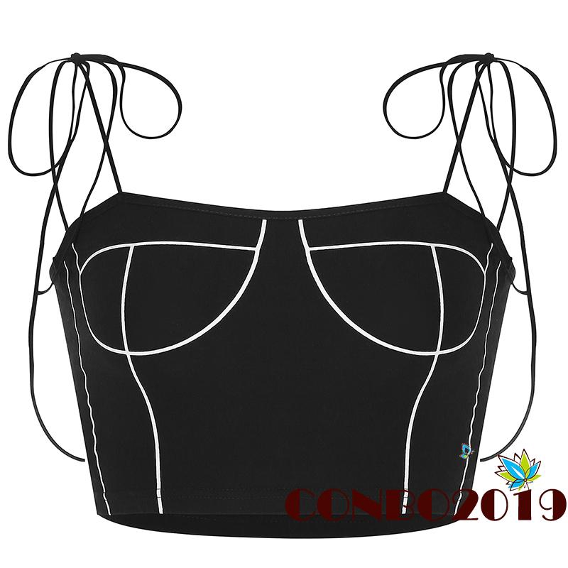 Áo dây nữ cộc tay hở eo quyến rũ