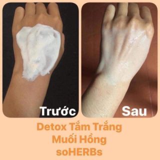 Tắm trắng muối hồng soHERBs