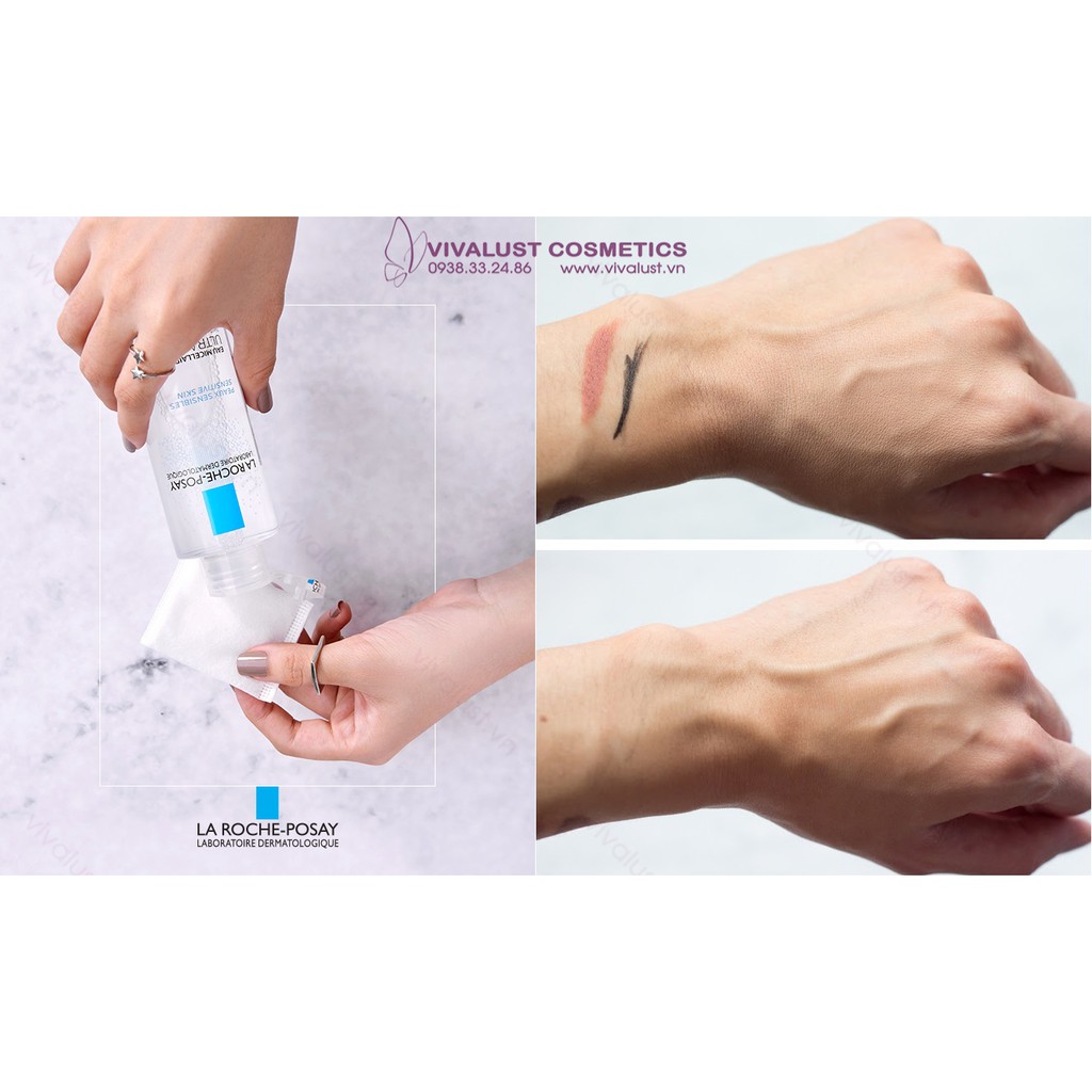 Nước tẩy trang LA ROCHE-POSAY Micellair Water Ultra Sensitive Skin 400ml ♥ Dành Cho DA NHẠY CẢM - HÀNG CHÍNH HÃNG