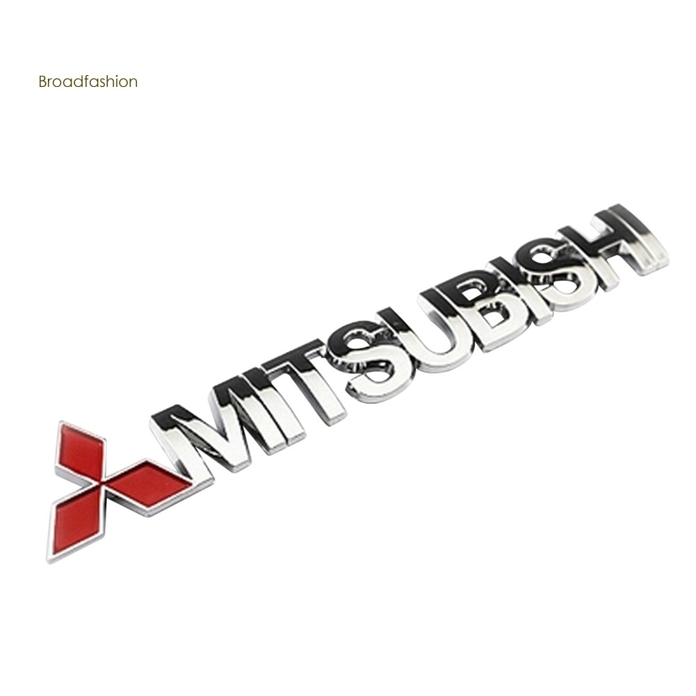 Miếng Dán Logo Kim Loại 3d Trang Trí Xe Hơi Mitsubishi
