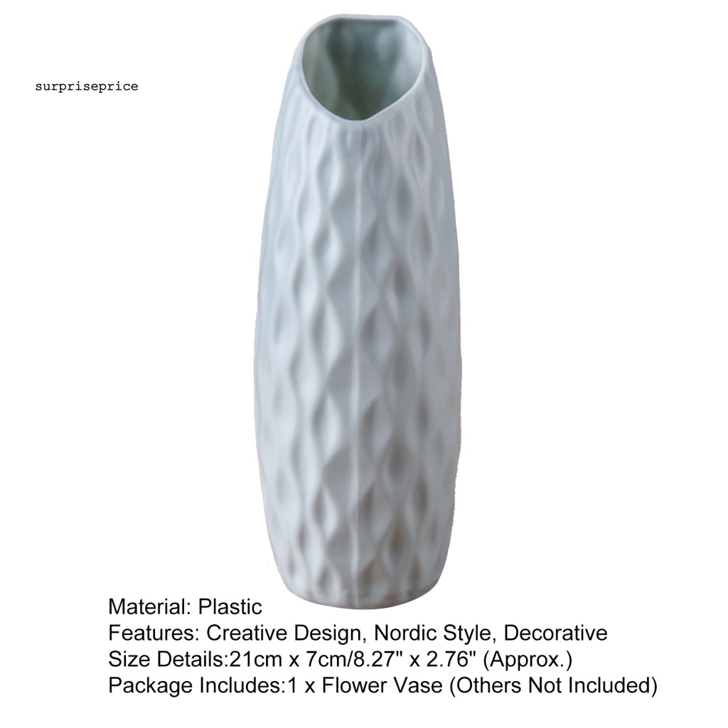 Lọ Hoa Bằng Sứ Phong Cách Bắc Âu Nhỏ Gọn Dùng Trang Trí Bàn Ăn