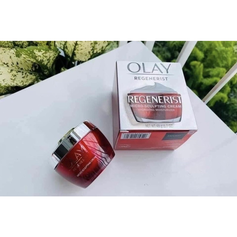 Kem Olay Mỹ Olay Regenerist Micro-Sculpting Cream Face Moisturizer Dưỡng Da Ban Đêm,Ngày Tái_Tạo Da