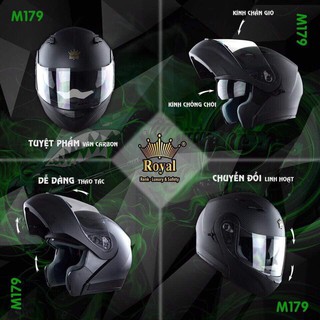 Mũ Bảo Hiểm Royal M179