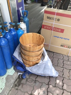 CHẬU GỖ NGÂM CHÂN