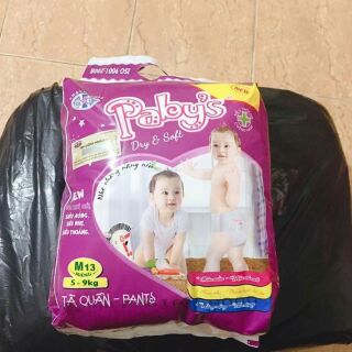Bỉm quần Baby's thạch thảo size M/13 miếng, L/12,XL/11