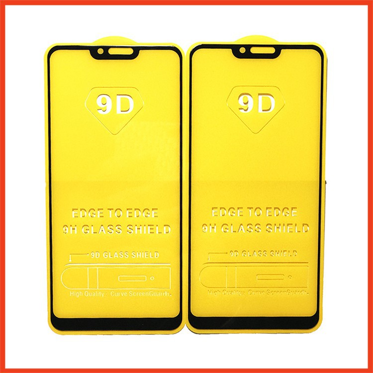 Kính cường lực Realme 2/3/5/5s/5 Pro/5i/ 6/ 6 Pro/ 6s/6i 9D Full màn hình (Tặng kèm Bộ Giấy Lau 1/2)