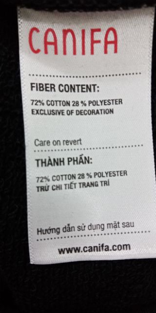 Áo nỉ in hình spiderman bé trai Canifa