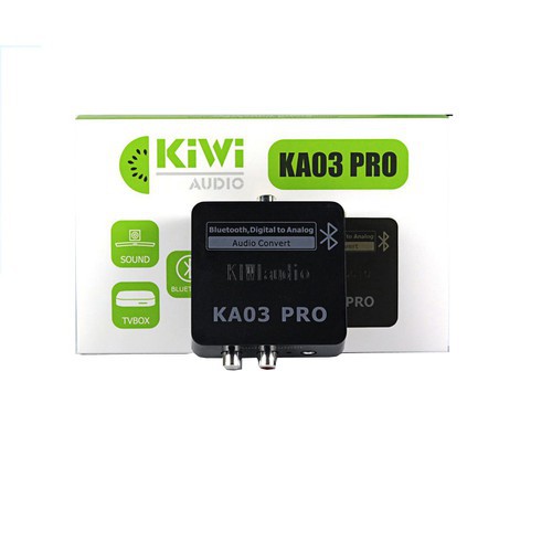 Bộ Chuyển Quang Bluetooth Kiwi KA03 Pro chuyển quang ,Opxical , bluetooth sang AV, Jack 3.5 - hàng chính hãng