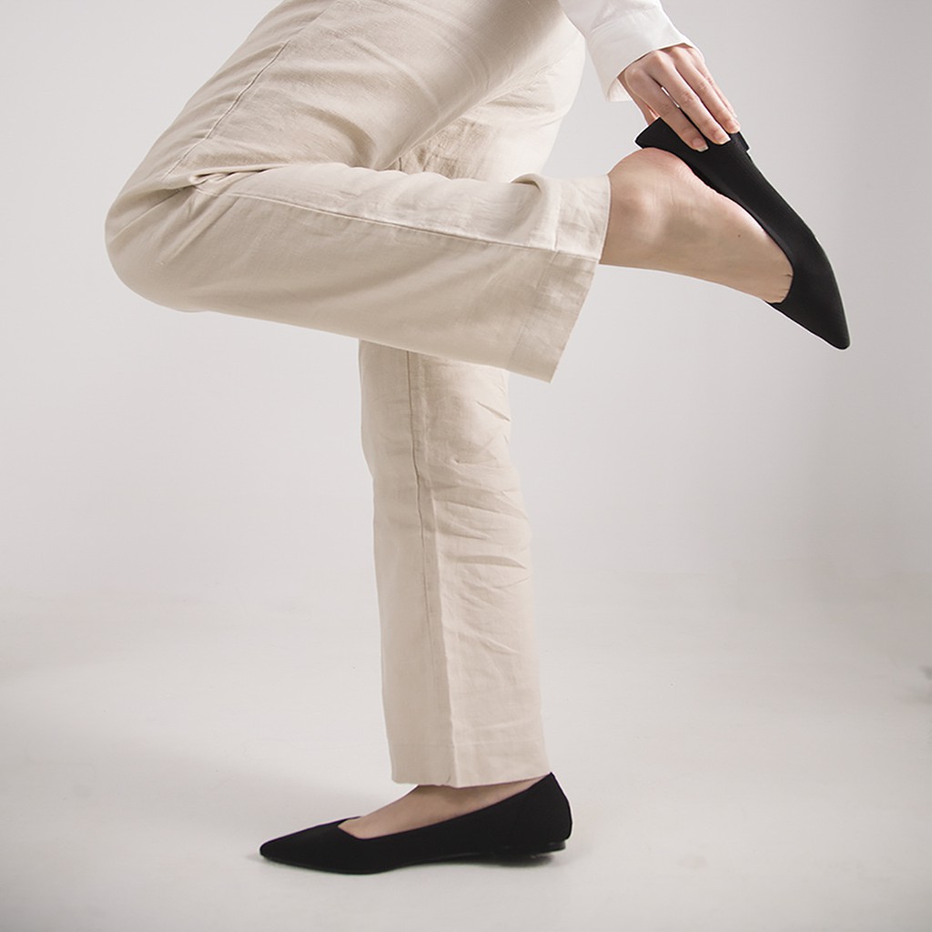 CORII - Giày Búp Bê The Black 2.0 Thời Trang và Thoải Mái Nhất - CR01 Đen